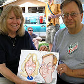 live event caricature