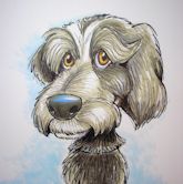 dog caricature