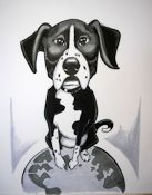 Fred Eyer party caricature