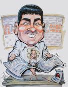 party style caricature