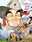 sample caricatures by Fred Eyer