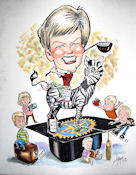 caricature cartoon sample