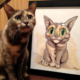 dog caricature