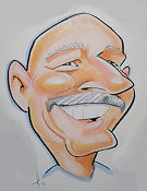 custom gift caricature by Fred Eyer
