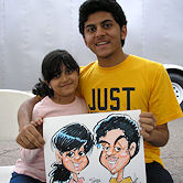 live event caricature