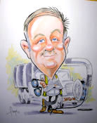sample caricatures by Fred Eyer